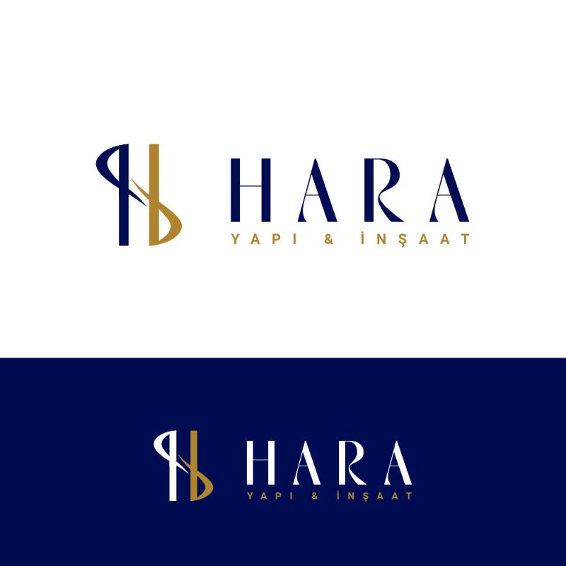 Hara İnşaat Logo Tasarımı - Hakan Bulut tarafından Logo Tasarımı kategorisinde tasarlanan İnşaat firmamız için ağır ve şık bir logo istiyoruz tasarımı
