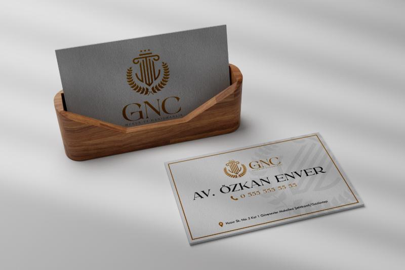 GNC Hukuk Kartvizit tasarımı