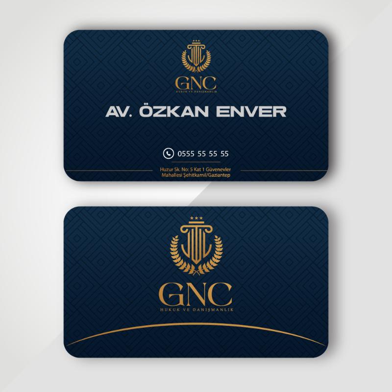 GNC Hukuk Kartvizit Tasarımım