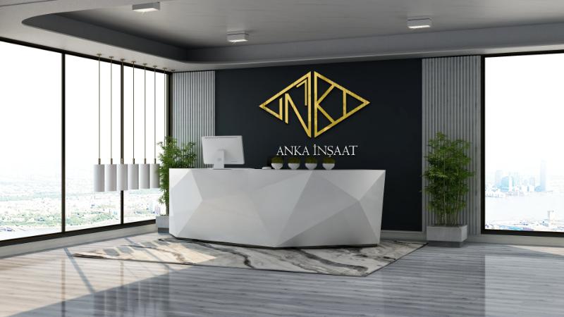 ANKA inşaat - Abdurrahman Alsallakh tarafından Logo Tasarımı kategorisinde tasarlanan ANKA İnşaat firmasına logo tasarımı tasarımı