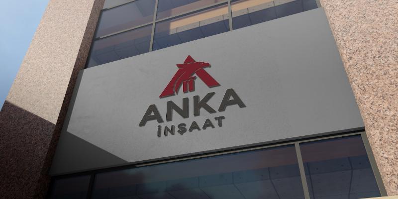 anka inşaat bina üstünde logo - Kerem Mıhçı tarafından Logo Tasarımı kategorisinde tasarlanan ANKA İnşaat firmasına logo tasarımı tasarımı