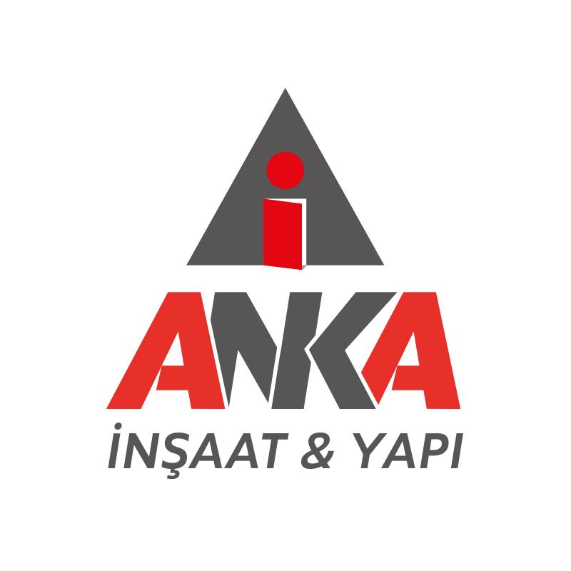 A Harfi çatı İ harfi İnşaat ve Kapı formunda - Mustafa Aktaş tarafından Logo Tasarımı kategorisinde tasarlanan ANKA İnşaat firmasına logo tasarımı tasarımı