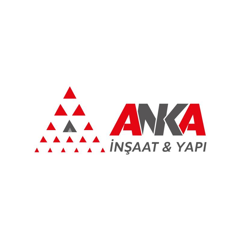 A Harfleri inşaat çatısı şeklinde - Mustafa Aktaş tarafından Logo Tasarımı kategorisinde tasarlanan ANKA İnşaat firmasına logo tasarımı tasarımı