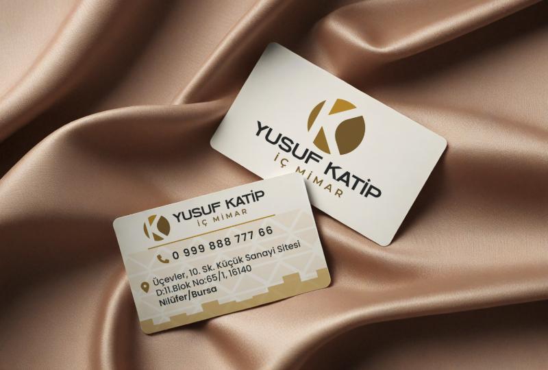 İç Mimarlık Kartvizit Tasarımı - Emirhan Öz tarafından Kartvizit Tasarımı kategorisinde tasarlanan KY İç Mimarlık İçin Kartvizit Tasarımı  tasarımı