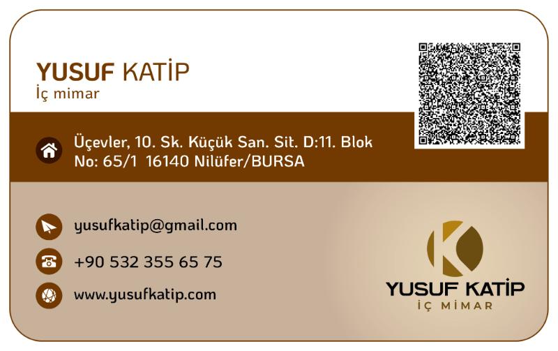 Yine yatay çizgilerle farklı font kombinasyonu - Mustafa Aktaş tarafından Kartvizit Tasarımı kategorisinde tasarlanan KY İç Mimarlık İçin Kartvizit Tasarımı  tasarımı