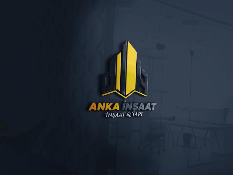 Anka İnşaat Logo Tasarımı - Himmetullah Güneş tarafından Logo Tasarımı kategorisinde tasarlanan ANKA İnşaat firmasına logo tasarımı tasarımı