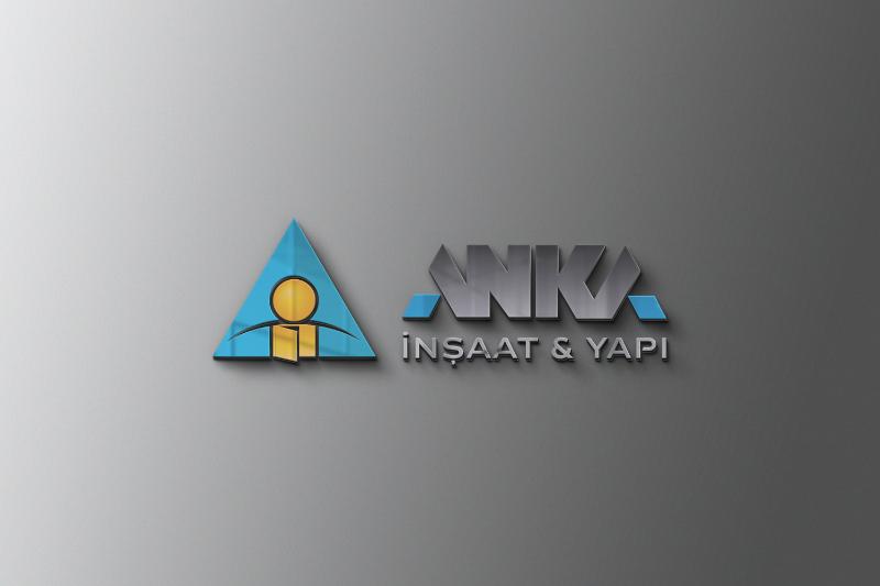 3 boyutlu Duvar Uygulama - Mustafa Aktaş tarafından Logo Tasarımı kategorisinde tasarlanan ANKA İnşaat firmasına logo tasarımı tasarımı