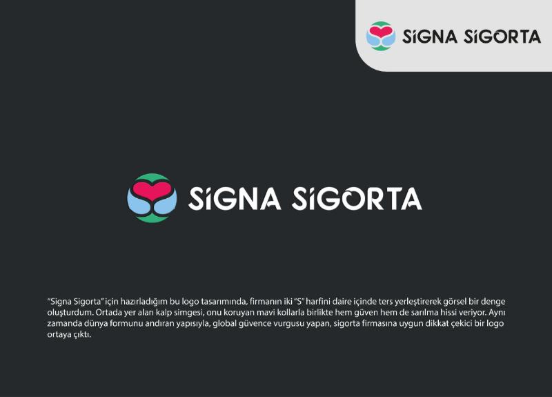 Sigorta Firması için özel logo tasarımı - Emirhan Öz tarafından Logo Tasarımı kategorisinde tasarlanan Signa Sigorta şirketim için logo istiyorum  tasarımı