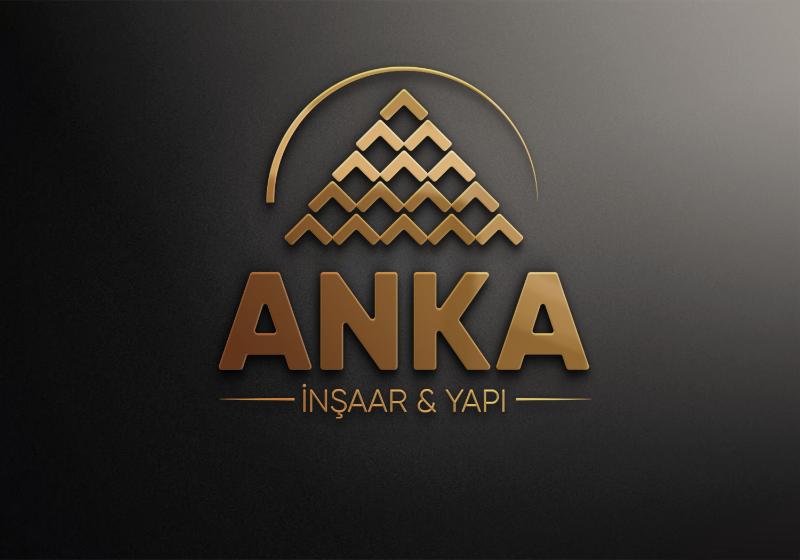 ANKA İNŞAAT LOGO - Özhan Güçlü öner tarafından Logo Tasarımı kategorisinde tasarlanan ANKA İnşaat firmasına logo tasarımı tasarımı