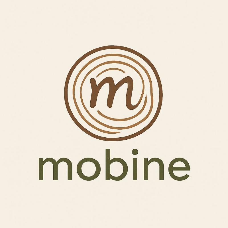 Doğal ve sade - Eda Hoşgör tarafından Logo Tasarımı kategorisinde tasarlanan Mobilya markamız "Mobine" için özgün ve benzersiz logo tasarımı tasarımı