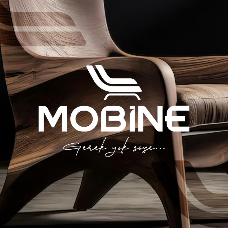 Mobine Mobilya Logo 1.1 - Deniz PARLAK tarafından Logo Tasarımı kategorisinde tasarlanan Mobilya markamız "Mobine" için özgün ve benzersiz logo tasarımı tasarımı
