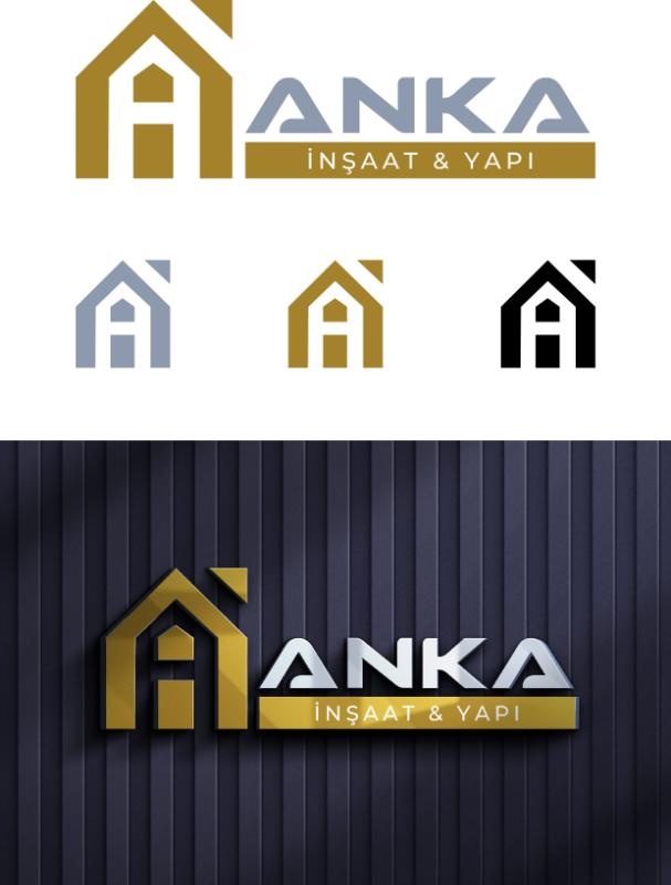 anka logo tasarımı - Şevval Yasemin kütük tarafından Logo Tasarımı kategorisinde tasarlanan ANKA İnşaat firmasına logo tasarımı tasarımı