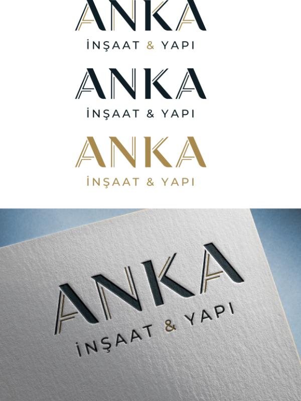 anka logo tasarımı - Şevval Yasemin kütük tarafından Logo Tasarımı kategorisinde tasarlanan ANKA İnşaat firmasına logo tasarımı tasarımı