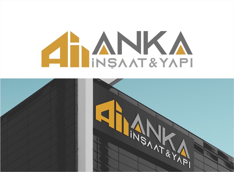 Ankalogo - Beyhan Ballı tarafından Logo Tasarımı kategorisinde tasarlanan ANKA İnşaat firmasına logo tasarımı tasarımı