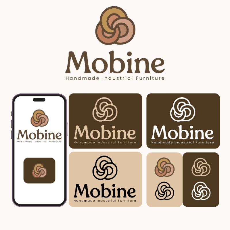 Mobine Logo 1 - Kerem Mıhçı tarafından Logo Tasarımı kategorisinde tasarlanan Mobilya markamız "Mobine" için özgün ve benzersiz logo tasarımı tasarımı