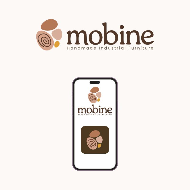 Mobine Logo 6 - Kerem Mıhçı tarafından Logo Tasarımı kategorisinde tasarlanan Mobilya markamız "Mobine" için özgün ve benzersiz logo tasarımı tasarımı