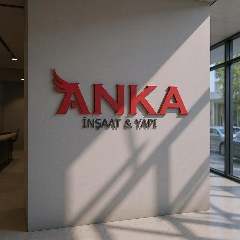 ANKA İNŞAAT YAPI LOGO TASARIMI 2 - Aylin Köprülü Alaskarı tarafından Logo Tasarımı kategorisinde tasarlanan ANKA İnşaat firmasına logo tasarımı tasarımı