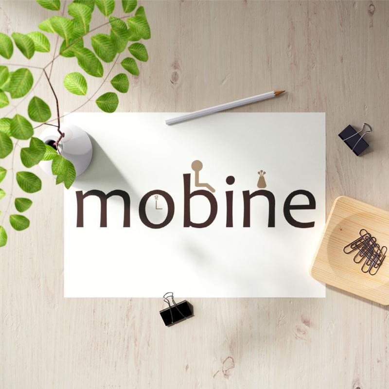 Mobine Logo Tasarımı - Aylin Köprülü Alaskarı tarafından Logo Tasarımı kategorisinde tasarlanan Mobilya markamız "Mobine" için özgün ve benzersiz logo tasarımı tasarımı