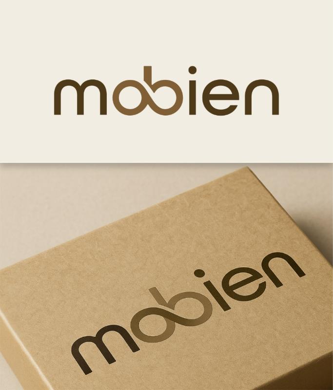 Mobien logosu, sonsuzluk formu - Ali Ferruh Babac tarafından Logo Tasarımı kategorisinde tasarlanan Mobilya markamız "Mobine" için özgün ve benzersiz logo tasarımı tasarımı
