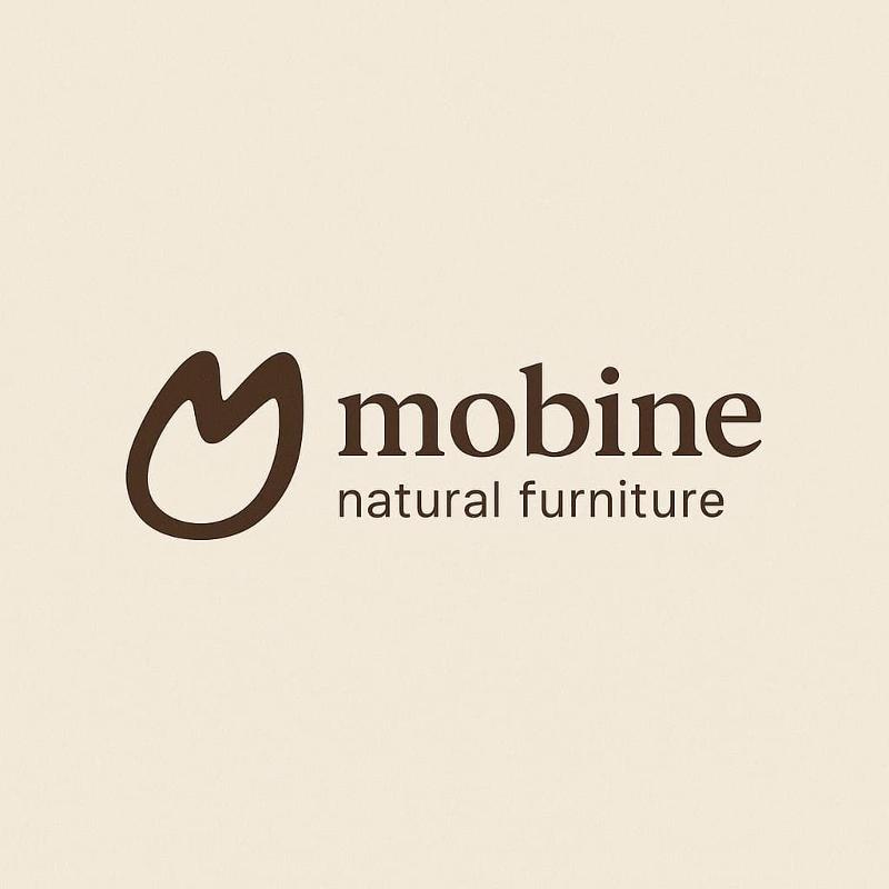 Soyut modern doğal ahşap - Eda Hoşgör tarafından Logo Tasarımı kategorisinde tasarlanan Mobilya markamız "Mobine" için özgün ve benzersiz logo tasarımı tasarımı