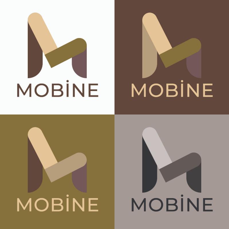 Mobine Logo 3 - Rümeysa Sürücüoğlu tarafından Logo Tasarımı kategorisinde tasarlanan Mobilya markamız "Mobine" için özgün ve benzersiz logo tasarımı tasarımı
