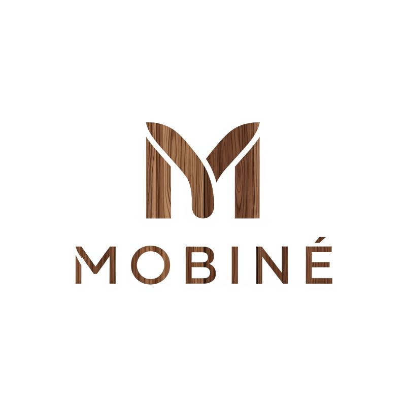 Doğal ahşap özgün - Eda Hoşgör tarafından Logo Tasarımı kategorisinde tasarlanan Mobilya markamız "Mobine" için özgün ve benzersiz logo tasarımı tasarımı