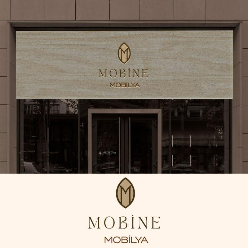 MOBİNE LOGO TASARIMI - Hilal Vatandaşlar tarafından Logo Tasarımı kategorisinde tasarlanan Mobilya markamız "Mobine" için özgün ve benzersiz logo tasarımı tasarımı