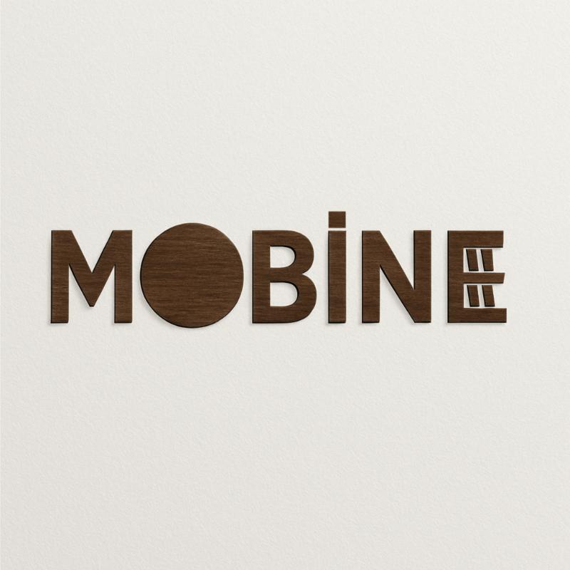 Mobine logo - Aim Lessman tarafından Logo Tasarımı kategorisinde tasarlanan Mobilya markamız "Mobine" için özgün ve benzersiz logo tasarımı tasarımı
