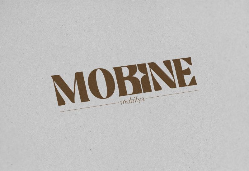 Mobine Logo 2 - İbrahim Dursun tarafından Logo Tasarımı kategorisinde tasarlanan Mobilya markamız "Mobine" için özgün ve benzersiz logo tasarımı tasarımı