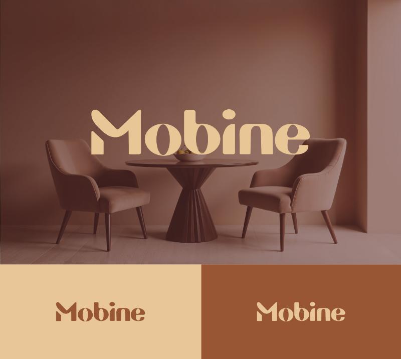 Mobine - "Doğal malzemeler & modern çizgiler" - Cansu Karaarslan tarafından Logo Tasarımı kategorisinde tasarlanan Mobilya markamız "Mobine" için özgün ve benzersiz logo tasarımı tasarımı
