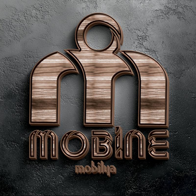 Mobine Mobilya Mock up - Öznur Sağlam tarafından Logo Tasarımı kategorisinde tasarlanan Mobilya markamız "Mobine" için özgün ve benzersiz logo tasarımı tasarımı