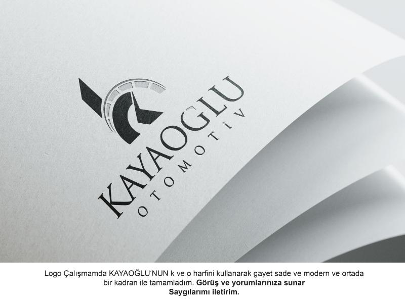KAYAOĞLU LOGO ÇALIŞMASI - Özhan Güçlü öner tarafından Logo Tasarımı kategorisinde tasarlanan KAYAOĞLU Otomotiv için logo tasarımı arıyoruz tasarımı