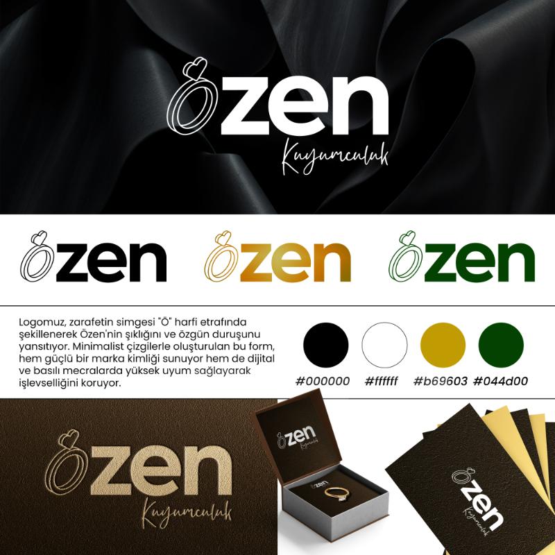 Özen Kuyumculuk Logo Tasarımı - Nurseli Buğday tarafından Logo Tasarımı kategorisinde tasarlanan Özen Kuyumculuk markamız için logo istiyorum tasarımı