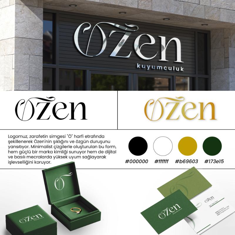Özen Kuyumculuk Logo Tasarımı - Nurseli Buğday tarafından Logo Tasarımı kategorisinde tasarlanan Özen Kuyumculuk markamız için logo istiyorum tasarımı